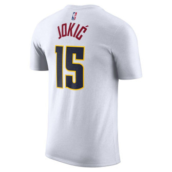 Kratka majica Nike NBA Denver Nuggets Nikola Jokić ''White''
