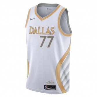 Dječji dres Nike NBA Dallas Mavericks Luka Dončić City Edition Swingman ''White/Gold''