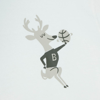 Pulover M&N NBA Milwaukee Bucks Cream ''Off White''