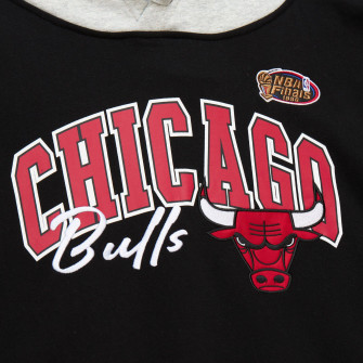 Hoodie M&N NBA Chicago Bulls Vintage Logo Premium ''Black''