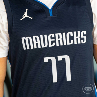 Dres Air Jordan NBA Luka Dončić Mavericks Statement Edition Swingman ''Navy Blue''