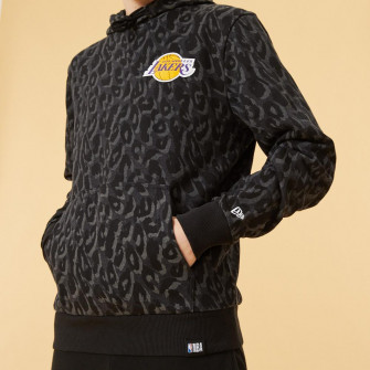 Hoodie New Era NBA LA Lakers Leopard Print ''Grey''