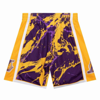 Kratke hlače M&N Team Marble Swingman Los Angeles Lakers 2009 ''Yellow''