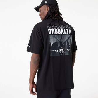 Kratka majica New Era NBA Brooklyn Nets City Graphic Oversized ''Black''