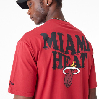 Kratka majica New Era NBA Miami Heat Script ''Red''
