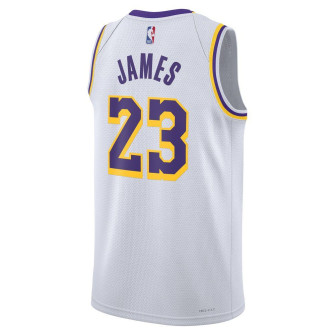 Dres Nike NBA LA Lakers LeBron James Association Edition Swingman ''White''