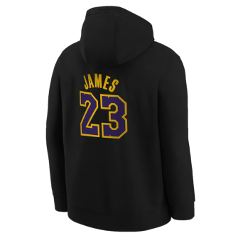 Dječji pulover Nike NBA LA Lakers Lebron James City Edition ''Black'' 