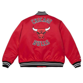 Jakna M&N NBA Chicago Bulls Heavyweight Satin ''Red''