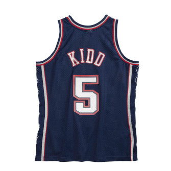 Dres M&N NBA NY Nets Jason Kidd 2006-07 Swingman ''Blue''