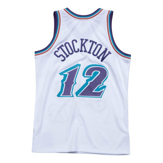 Dres M&N NBA Utah Jazz John Stockton 1996-97 Swingman ''White''