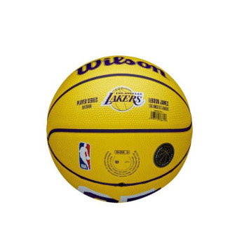 Košarkaška lopta Wilson NBA Los Angeles Lakers Lebron James Icon ''Yellow'' (3)