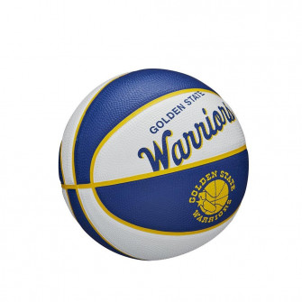 Mini košarkaška lopta Wilson NBA Team Retro ''Warriors'' (3)