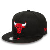 Kapa New Era NBA Chicago Bulls Rear Logo 9FIFTY Snapback "Black"