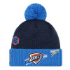 Zimska kapa New Era NBA Oklahoma City Thunder Draft Knit