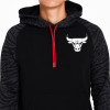 Hoodie New Era Print Panel Sleeve Chicago Bulls ''Black''