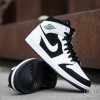 Air Jordan 1 Mid ''White Tuxedo''