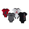 Set za bebe Air Jordan Bodysuit 4-Pack ''White/Black/Red/Grey''