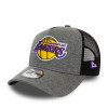 Kapa New Era NBA LA Lakers Jersey Essential A-Frame Trucker 9FORTY ''Grey/Black''