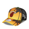 Kapa New Era NBA Miami Heat Summer City Edition Trucker ''Orange/Black''