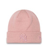 Ženska zimska kapa New Era MLB New York Yankees Metallic Beanie ''Pink''