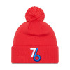 Zimska kapa New Era NBA Philadelphia 76ers City Edition Knit ''Red''