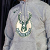 Hoodie Nike NBA Milwaukee Bucks Logo ''Grey Heather''