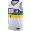 Dres Nike NBA New Orleans Pelicans Zion Williamson City Edition Swingman ''White''