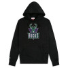 Hoodie M&N NBA Milwaukee Bucks Chenille Logo ''Black''