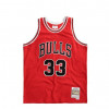 Dres M&N NBA Chicago Bulls Pippen Reversed Fleece Swingman ''Red''
