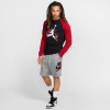 Hoodie Air Jordan Jumpman Classics Fleece Crew ''Black/Gym Red''