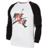 Hoodie Air Jordan Jumpman Classics Fleece Crew ''White/Black''