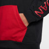 Hoodie Air Jordan Jumpman Classics Lightweight Fleece ''Black/Gym Red''