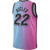 Dres Nike NBA City Edition Miami Heat Jimmy Butler Jersey ''Lase Fuchsia/Blue Gale''