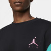  Air Jordan Jumpman Fleece Crew ''Black/Purple/Green''