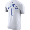 Kratka majica Nike NBA New Orleans Pelicans Zion Williamson City Edition ''White''