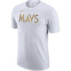 Kratka majica Nike Dri-FIT NBA City Edition Logo Dallas Mavericks ''White''