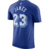 Nike NBA LeBron James Los Angeles Lakers Classic Edition T-Shirt ''Rush Blue''