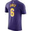 Kratka majica Air Jordan NBA LeBron James Los Angeles Lakers Statement Edition ''Purple''