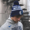 Zimska kapa New Era NBA Dallas Mavericks Bobble Knit Cuff ''Blue''