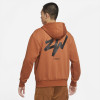 Hoodie Air Jordan Zion Full-Zip ''Dark Russet''