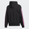 Hoodie adidas Donovan Mitchell Fleece ''Black/Pink Stripes''