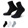 Čarape Air Jordan Everyday Ankle 3-Pack ''Black/White/Grey''