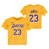 Dječja kratka majica Nike NBA Los Angeles Lakers Lebron James ''Amarillo''