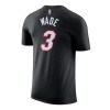 Dječja kratka majica Nike NBA Miami Heat Dwayne Wade Icon ''Black''