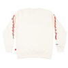 Hoodie M&N NBA Houston Rockets Flames Racing Crewneck ''White''