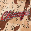 Hoodie M&N NBA Chicago Bulls Camo Reflective ''Desert Brown''