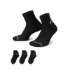Nogavice Air Jordan Everyday Ankle 3-Pack ''Black''