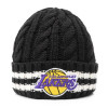 Zimska kapa New Era NBA Team Los Angeles Lakers Stripe Knit ''Black''