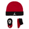 Dječji set Air Jordan Baby Hat And Booties ''Red/Black''
