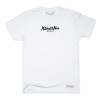 Kratka majica Mitchell & Ness Pinscript Branded Logo ''White''
